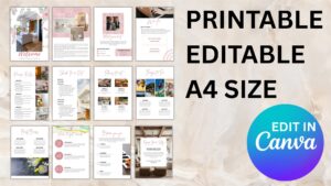 Airbnb Welcome Book Template Printable Canva Editable